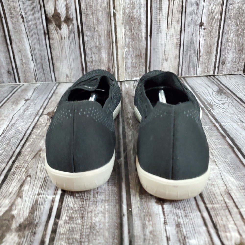 Skechers Womens Newbury St Easily Adored Slip On Shoes Black Memory Foam Size 11 - Picture 5 of 8